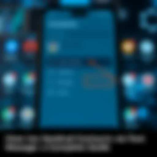 A screenshot of the Android contacts app with sharing options highlighted.