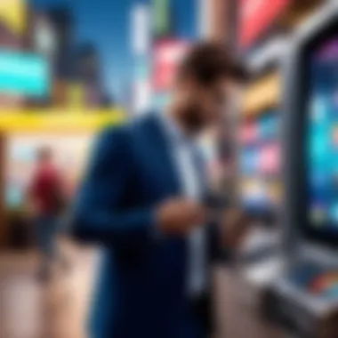 Exploring Vendor Options A conceptual image of different vendors and their cell phone deals