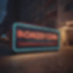 Illuminated Cinema Sign