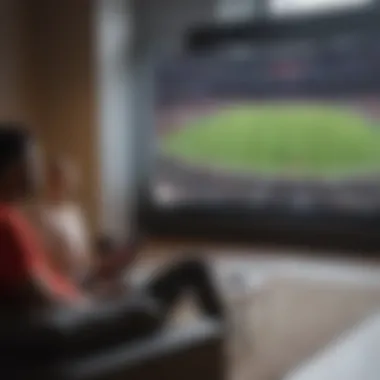 Immersive Sports Viewing Experience Sports fans experiencing immersive viewing