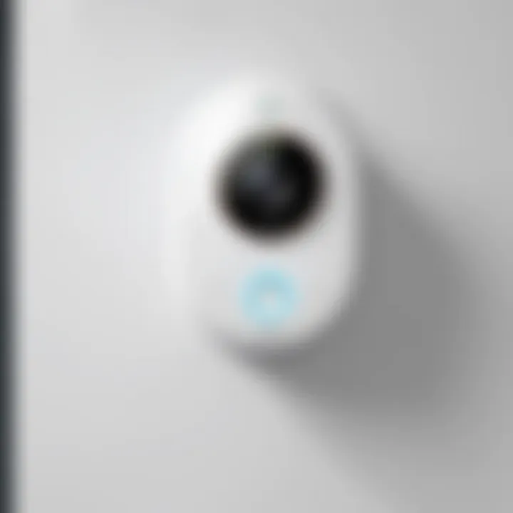 Elegant design of Nest Hello smart doorbell showcasing its sleek form factor