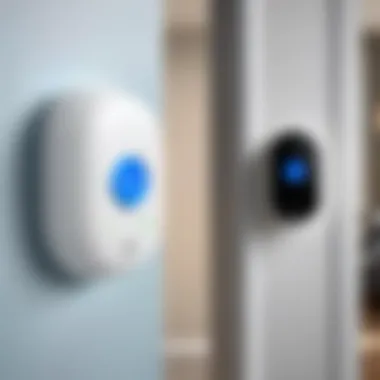 Smart Home Integration Visual representation of smart home integration with Nest Hello