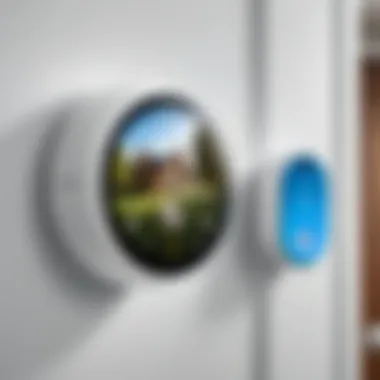 User Interface of Nest Hello App User interface showcasing the Nest Hello app functionality