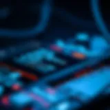 Close-up view of a smartphone screen displaying unusual activity.