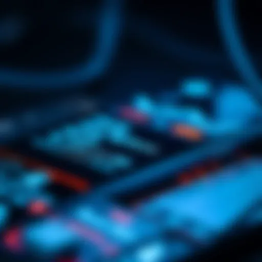 Close-up view of a smartphone screen displaying unusual activity.