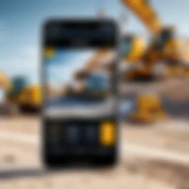 Measurement Apps for Construction Professionals A collage of various measurement applications used in construction