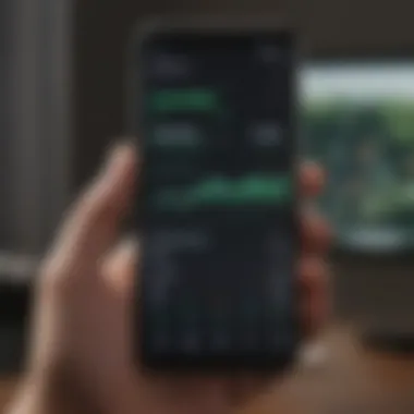 Revolutionizing Investments: Samsung on Robinhood Innovative technology concept
