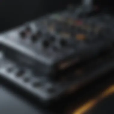 Abstract DJ Mixer Artwork