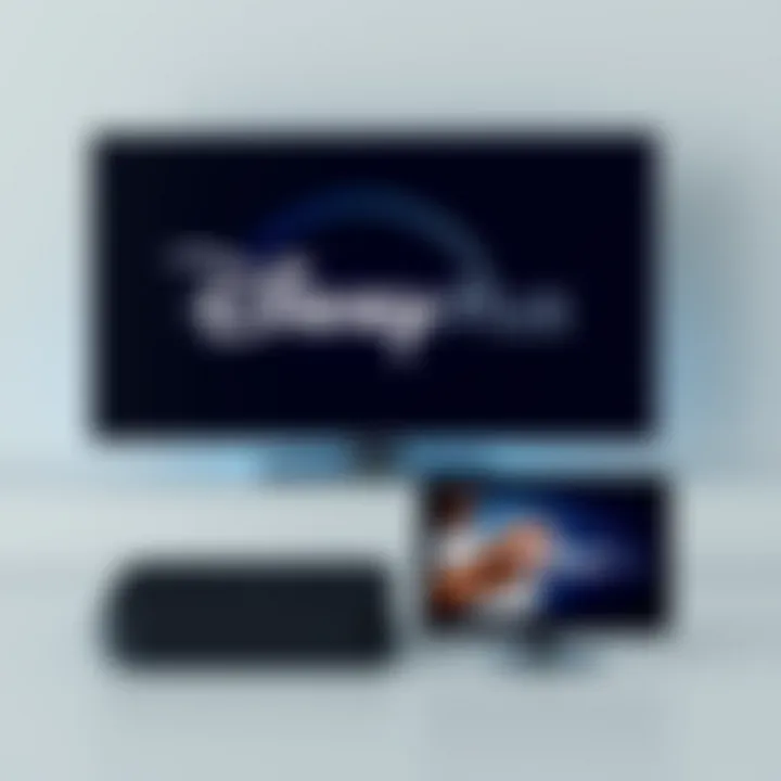 Streaming devices showcasing Disney Plus interface