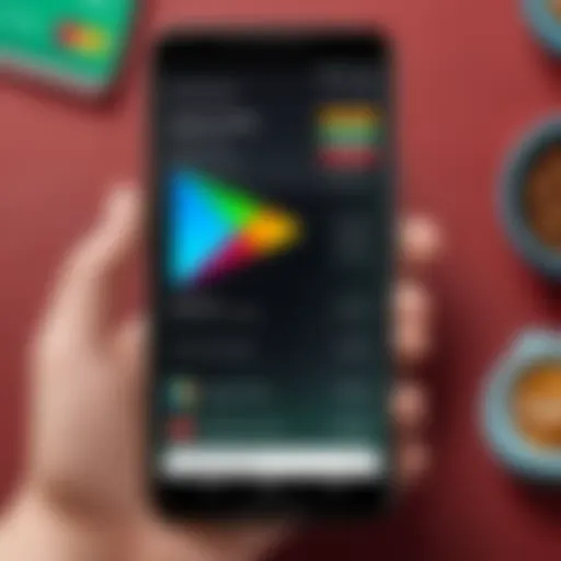 User interface showcasing payment options in Google Play