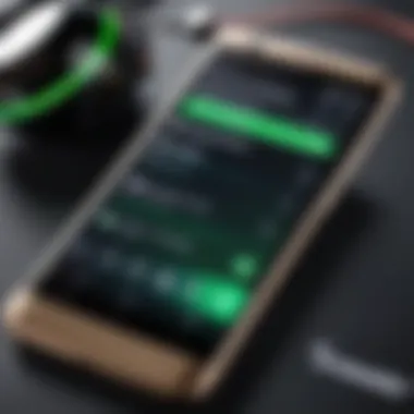 Custom Ringtone Setup Custom ringtone setup on an Android device