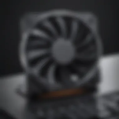 Cooling fan attachment for laptop