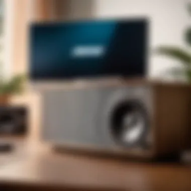 Enjoying Music with Vintage Bose Bluetooth Speakers User enjoying music from a vintage Bose Bluetooth speaker