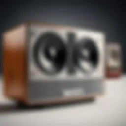 Vintage Bose Bluetooth speaker showcasing classic design