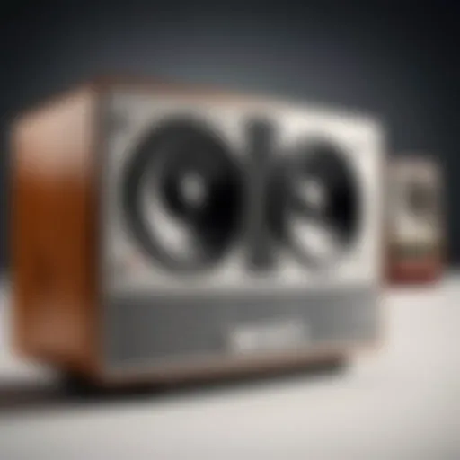 Vintage Bose Bluetooth speaker showcasing classic design