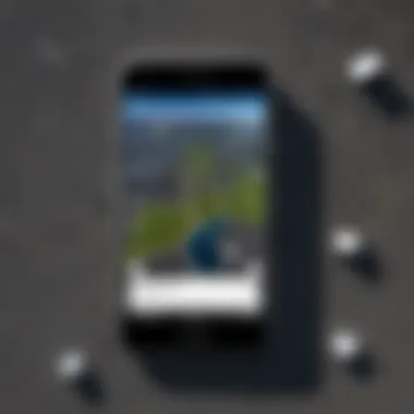 Graphic showcasing practical tips for using Google Earth to find lost smartphones