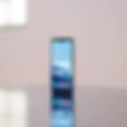 Sleek design of the LG 6 cell phone showcasing its modern aesthetic