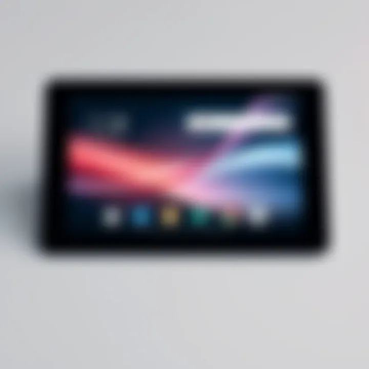 User interface of LG G Pad 7.0 highlighting its smooth performance