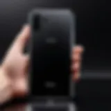 Sleek design of LG's latest phone showcasing premium materials