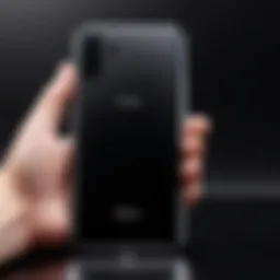 Sleek design of LG's latest phone showcasing premium materials