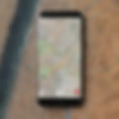 Lost android phone location map