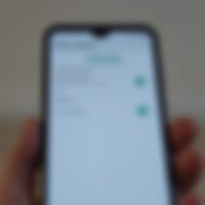 Customizing Alarm Settings on Android Customizable settings for alarm clock on an Android device