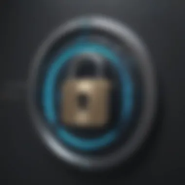 Secure Password Storage Lock symbol representing secure password storage