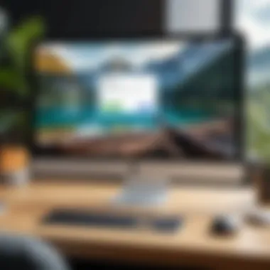 Logging Out on Desktop Illustration of a computer screen with logout button
