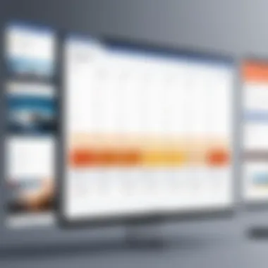 Content Calendar for Scheduled Posts A calendar with scheduled posts marked on specific dates