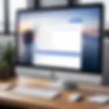 A computer screen displaying Facebook's post scheduling interface