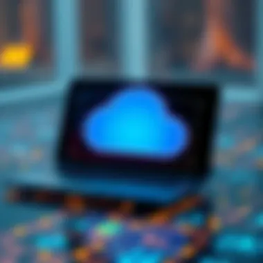 Illustration of cloud storage service for video files