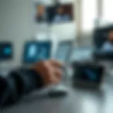 Visual representation of various file transfer methods