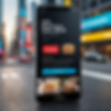 Understanding Pop-Up Ads on Mobile Devices Mobile phone displaying a pop-up ad