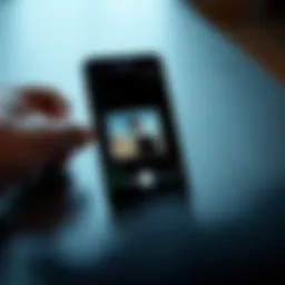 Samsung device showcasing photo concealment feature