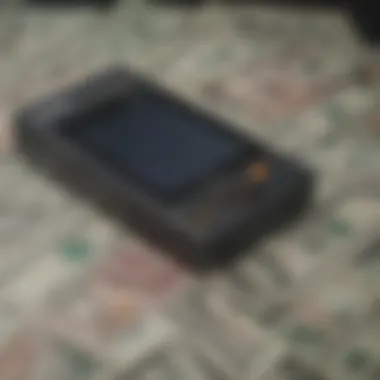 Economic Impact: Budgeting for MetroPCS Switch Wallet with various currency notes representing expenses