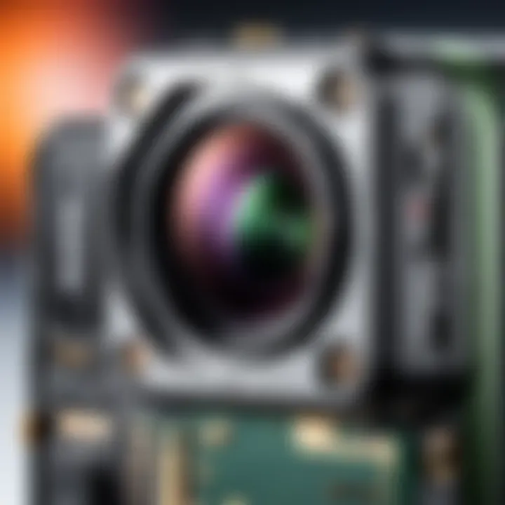 Close-up of Motorola G Fast camera module