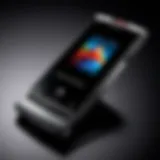 Vintage Motorola Razr showcasing its unique flip design