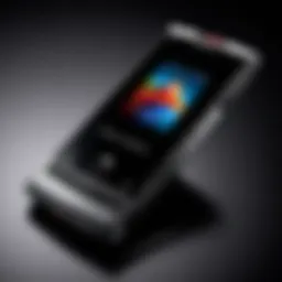 Vintage Motorola Razr showcasing its unique flip design