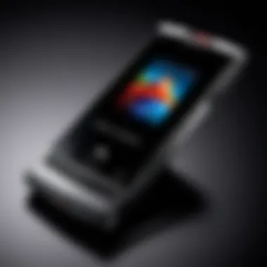 Vintage Motorola Razr showcasing its unique flip design