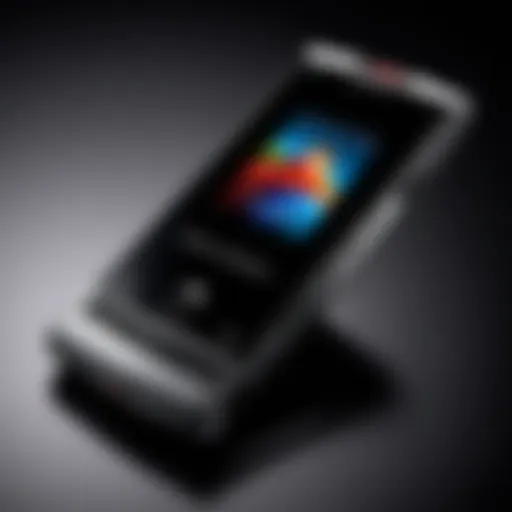 Vintage Motorola Razr showcasing its unique flip design