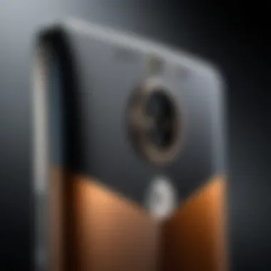 Back view highlighting the premium materials used in the Motorola X Pure Edition