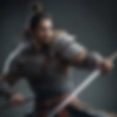 Mystical Sword Warrior Warrior wielding a mystical sword