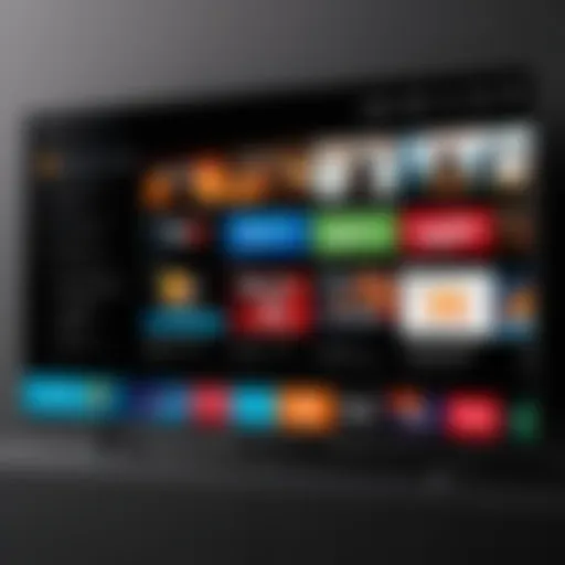 Overview of the Amazon Fire TV interface showcasing popular streaming apps