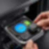 Illustration of Nest device with battery compartment open