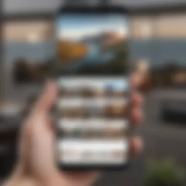 Exploring Hangouts Features Illustration of Hangouts app interface on smartphone screen