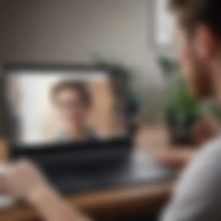 Illustration of sending a message on Hangouts app