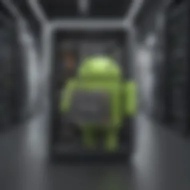 Illustration of optimizing Android device storage