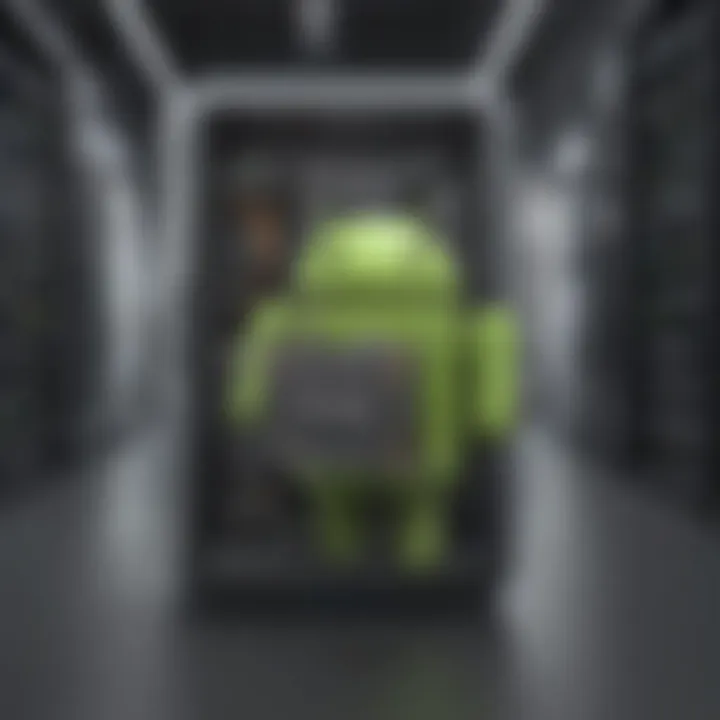 Illustration of optimizing Android device storage