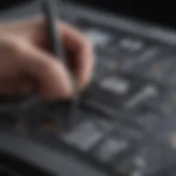 Precision tools for Apple SE screen replacement
