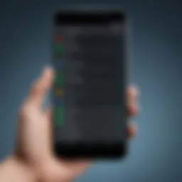 Visual representation of Android device recovery options